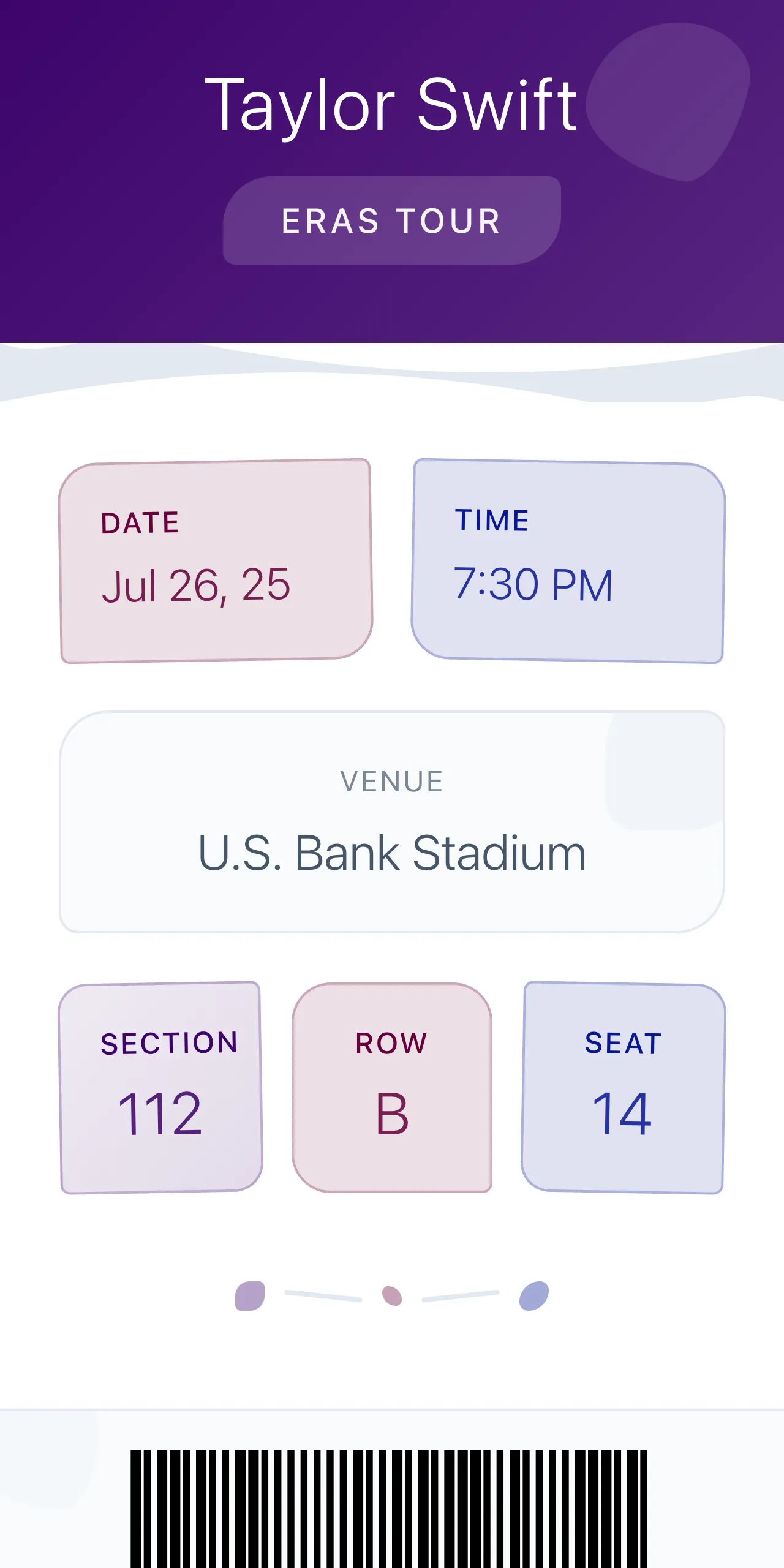 Concert Ticket Template Preview