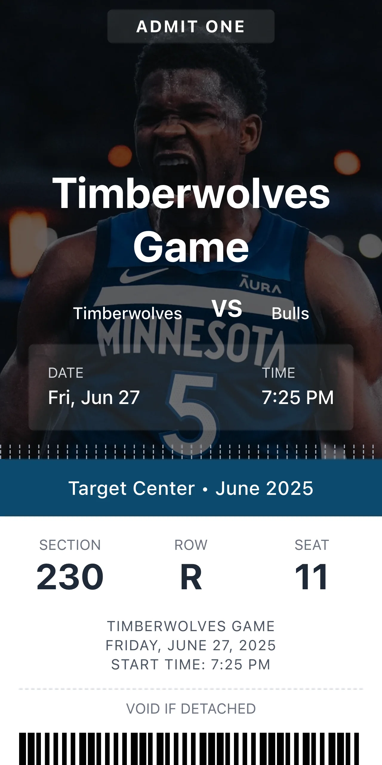 Sports Event Template Preview